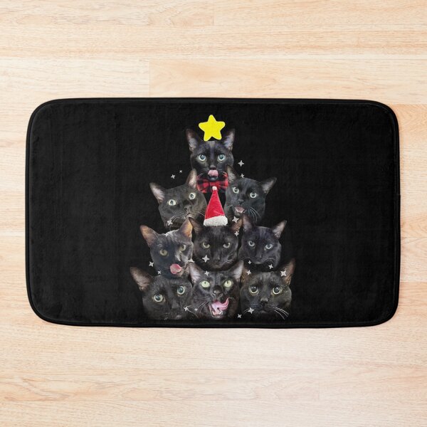 Item preview, O Catmas Tree, featuring Manny Halloween Cat designed and sold by MannyShop.
