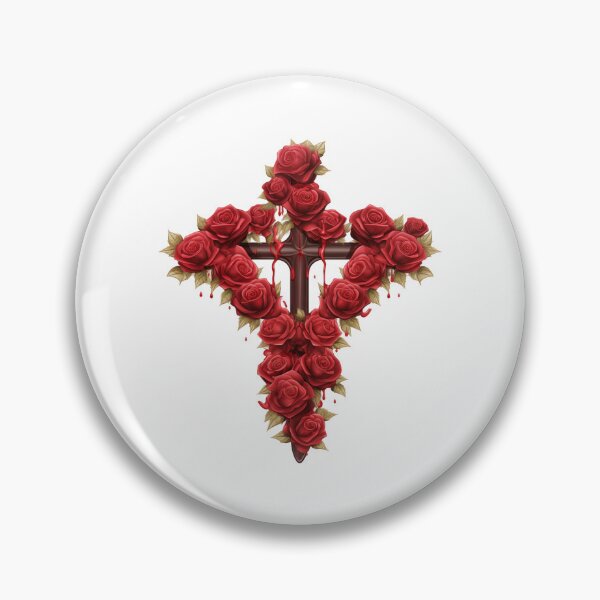Item preview, Gothic Rose Cross designed and sold by New-School-Wave.