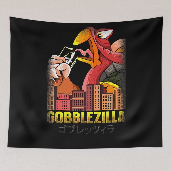 Item preview, Funny Quote Style Retro Humor Thanksgiving Happy Gobblezilla designed and sold by nguyenconguan80.