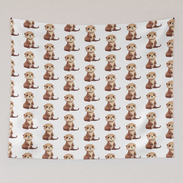 Item preview, Cheerful Otter Character designed and sold by New-School-Wave.