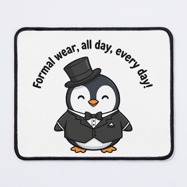 Artikelvorschau, Pinguin für formelle Kleidung entworfen und verkauft von Red Arts.