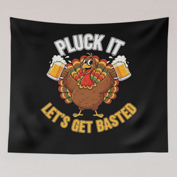 Item preview, Basted Lets It Holiday Happy Get Thanksgiving Quote Pluck Vintage designed and sold by HollyShabero.