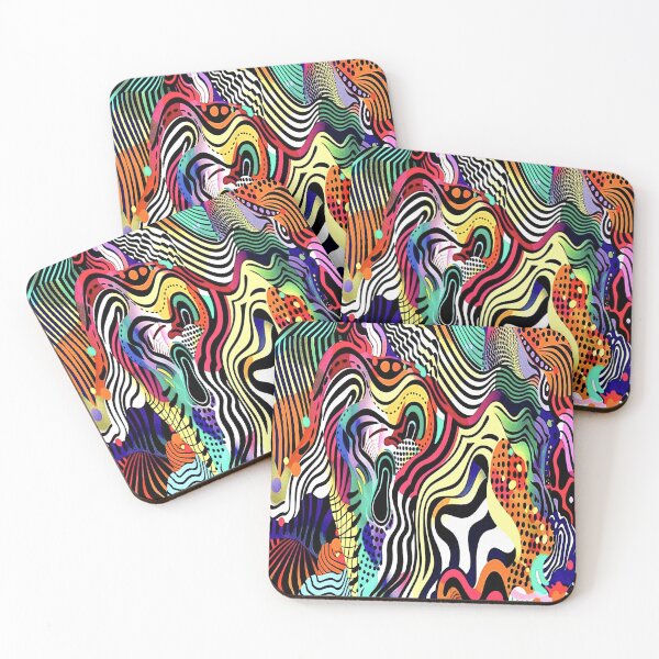 Item preview, Dancing Line Abstract designed and sold by ViaARTfactory.