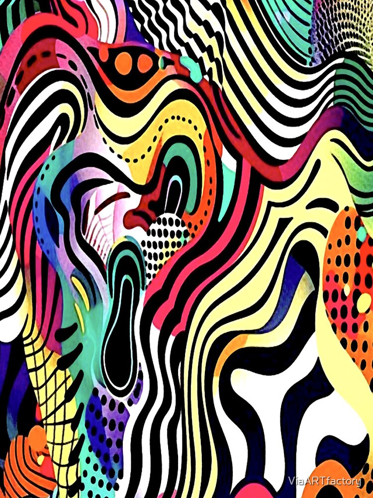 Thumbnail 4 of 4, iPhone Case, Dancing Line Abstract designed and sold by ViaARTfactory.