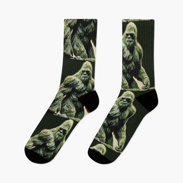 Item preview, Olivine Bigfoot Outline designed and sold by Crypto Tography.