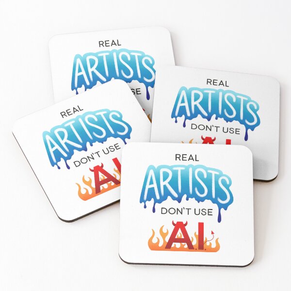 Item preview, Real Artists Don't Use AI designed and sold by ICanDreamDesign.