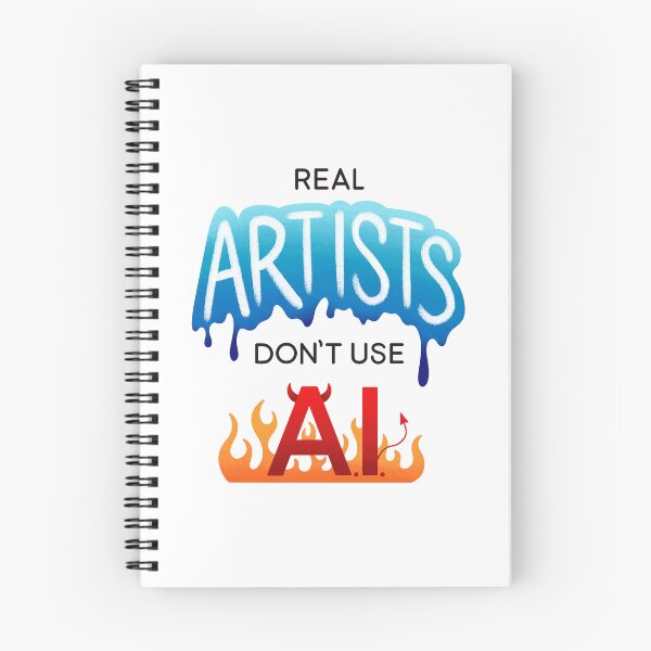 Item preview, Real Artists Don't Use AI designed and sold by ICanDreamDesign.