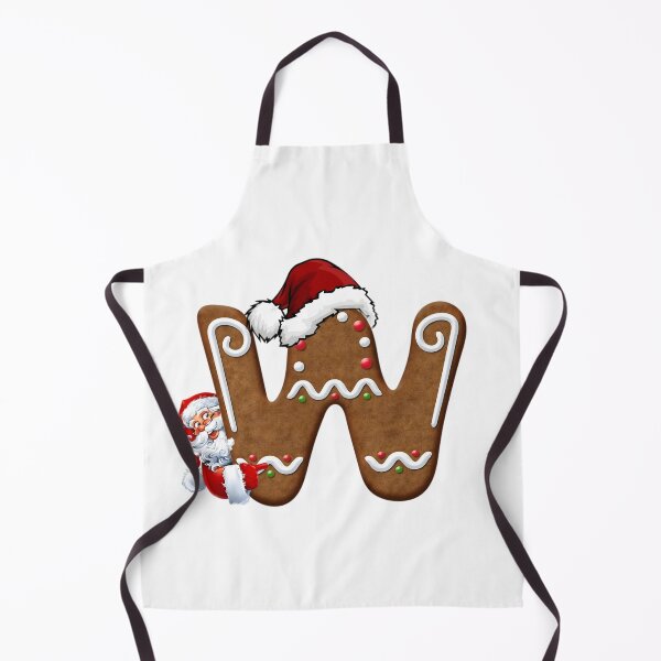 Item preview, Santa Gingerbread Letter W Christmas Cookie Alphabet Design designed and sold by Pandastore14.