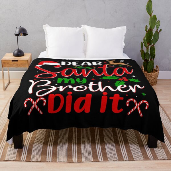 Item preview, Brother Did Christmas Holiday My Funny Vintage Dear It Retro Santa designed and sold by MediarMedic.