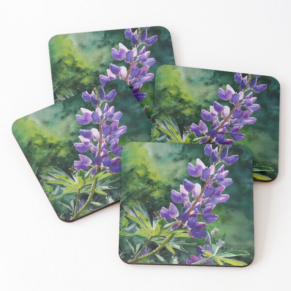 Item preview, California Lupine in Lush Garden designed and sold by laurashawart.