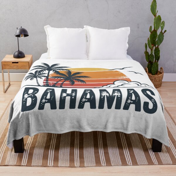 Item preview, Bahamas Beach Summer Vacation Sunset Vintage 70's Retro Nass designed and sold by Clairenity Studio.