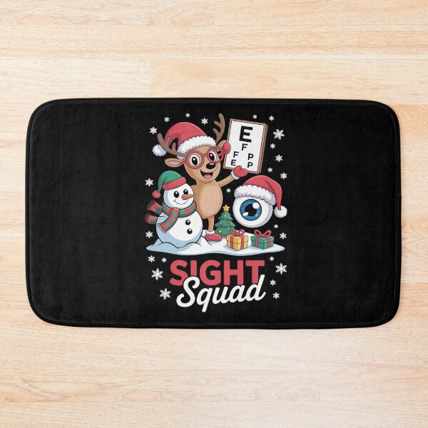Item preview, Christmas Sight Squad Santa Reindeer Optometrist Snowman designed and sold by MinaReinger.