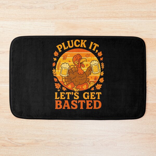 Item preview, It Basted Vintage Pluck Get Lets Thanksgiving Quote Happy Holiday designed and sold by HollyShabero.