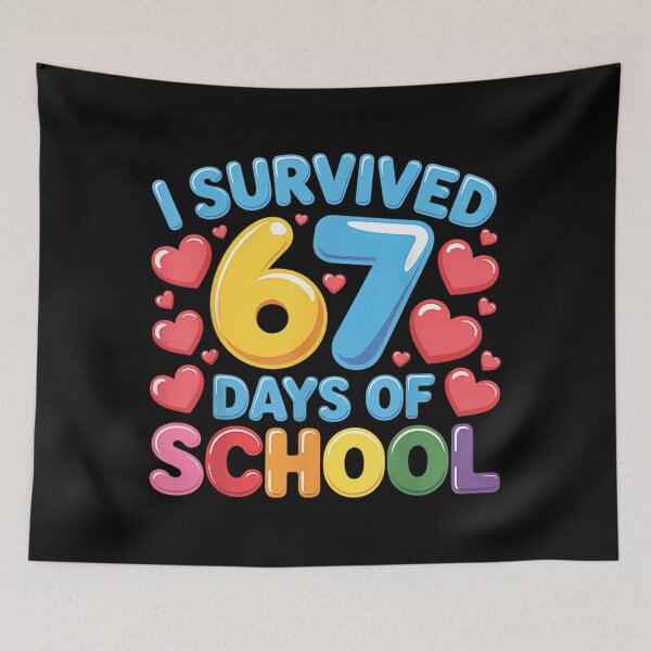 Item preview, Teacher Classic School Meme of Survived Funny 67 Student Days I 67 designed and sold by SteveSaccoro.