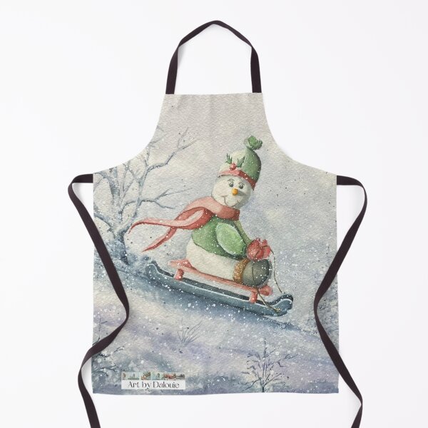 Item preview, Frosty Goes Sledding designed and sold by Art by Dalouie.