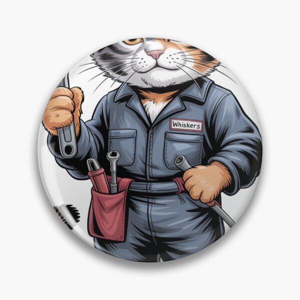 Item preview, Where’s the 10mm? Cat Mechanic Art designed and sold by miriamo25.