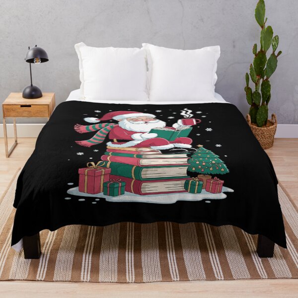 Item preview, Christmas Reading Book Lover Bookworm Librarian Gnomes Santa designed and sold by AmparoBoyle.