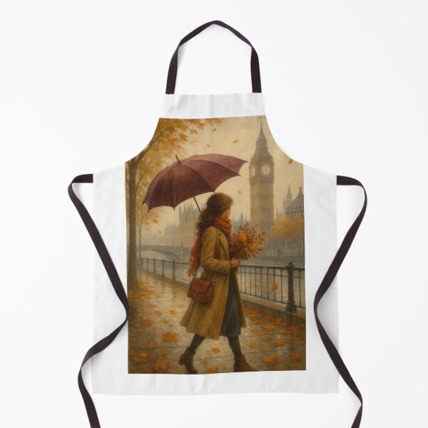 Item preview, Autumn Stroll by the Thames designed and sold by The Cozy Cauldron.