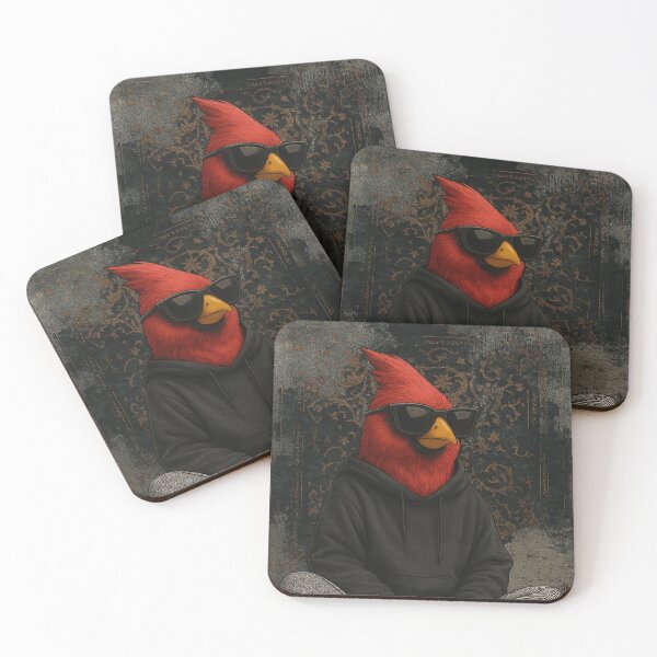 Item preview, Cardinal Bird in Hoodie Illustration designed and sold by farzan-design.