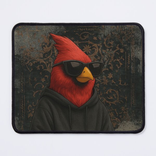 Item preview, Cardinal Bird in Hoodie Illustration designed and sold by farzan-design.