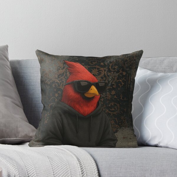 Item preview, Cardinal Bird in Hoodie Illustration designed and sold by farzan-design.