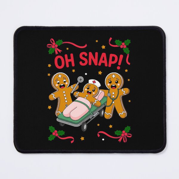 Item preview, Christmas Nurse, Oh Snap Funny Gingerbreads Bone Snap designed and sold by MinaReinger.