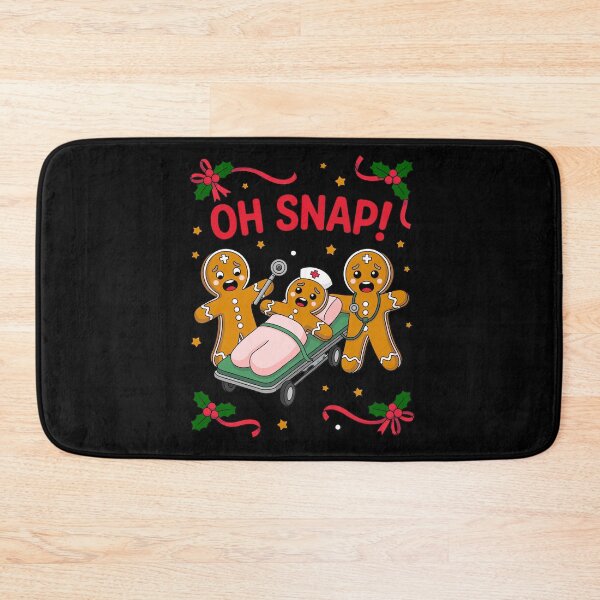 Item preview, Christmas Nurse, Oh Snap Funny Gingerbreads Bone Snap designed and sold by MinaReinger.