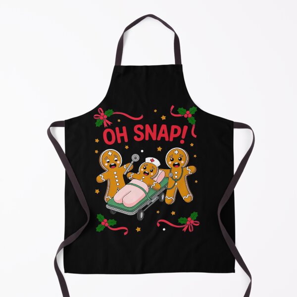 Item preview, Christmas Nurse, Oh Snap Funny Gingerbreads Bone Snap designed and sold by MinaReinger.
