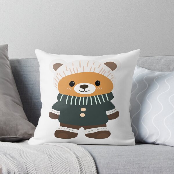 Item preview, Cute baby bear in warm clothes designed and sold by ModHaven.
