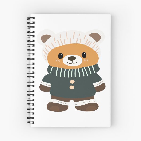 Item preview, Cute baby bear in warm clothes designed and sold by ModHaven.