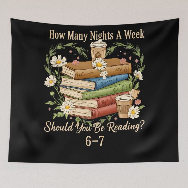 Item preview, Nights Humor Week Seven Quote A Six How Reading Funny Book Teacher Many designed and sold by PEDDAKAPRADEEP.