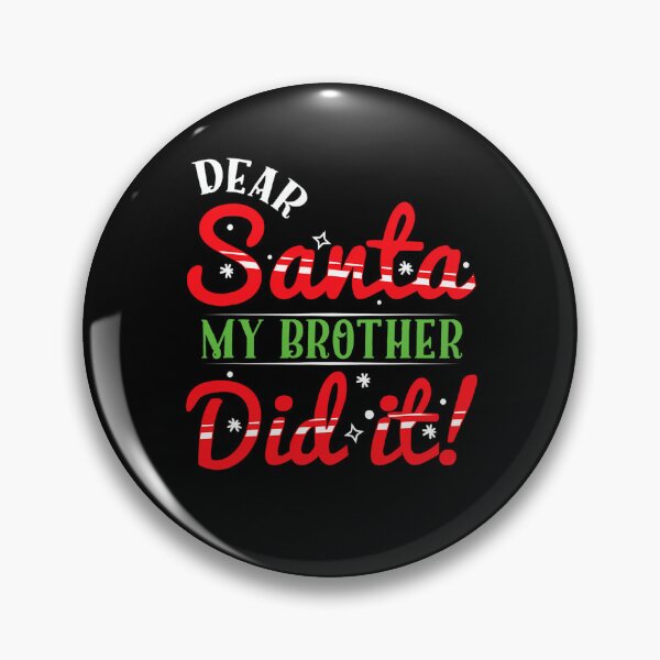 Item preview, It Holiday Did Santa Vintage Retro Christmas Dear Funny Brother My designed and sold by MediarMedic.