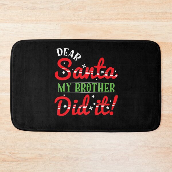 Item preview, It Holiday Did Santa Vintage Retro Christmas Dear Funny Brother My designed and sold by MediarMedic.