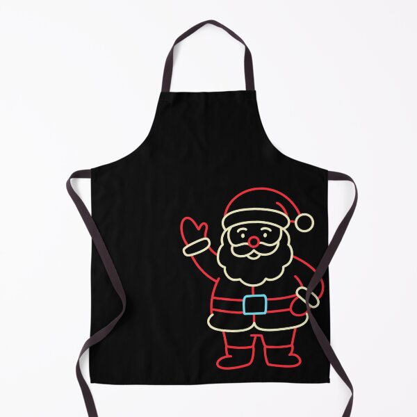 Item preview, Neon Santa Claus – Minimal Line Art Christmas designed and sold by Kewessthetic.