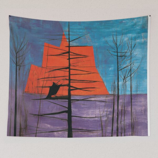 Item preview, Jasper After Devastating Fire - Watercolor Landscape designed and sold by dawnleblanc55.