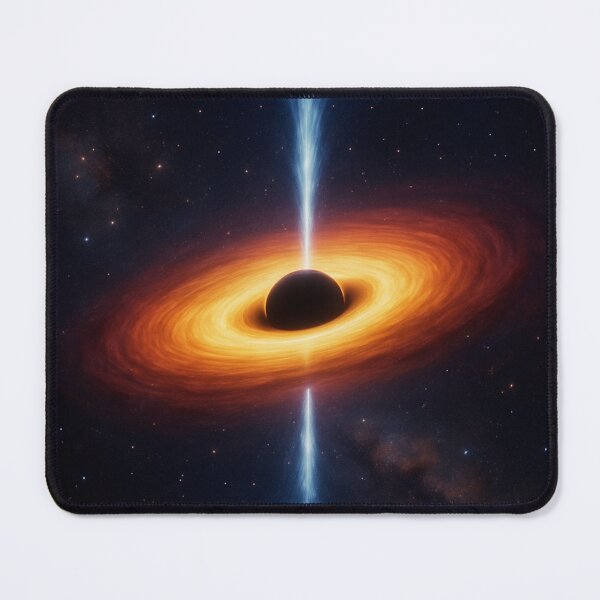 Item preview, Quasar's radiant glow in space designed and sold by The Cozy Cauldron.