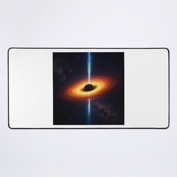Item preview, Quasar's radiant glow in space designed and sold by The Cozy Cauldron.