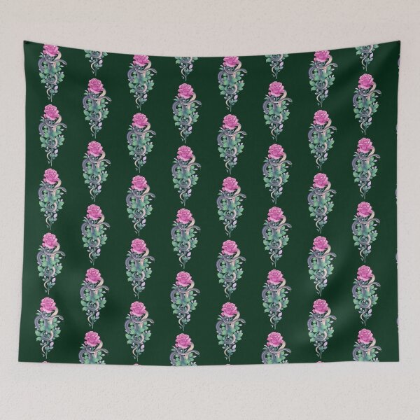 Item preview, Snake and Rose Tattoo Botanical Art tshirt designed and sold by anandsiva2703.