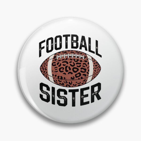 Item preview, Football Sis Big Sister Soccer Season Leopard Football  designed and sold by MicanCuteStore.