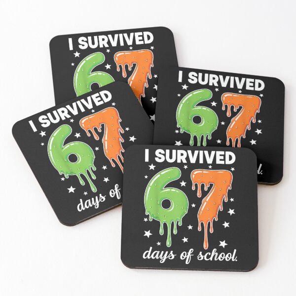 Item preview, Funny Meme Survived I Classic Teacher Days of 67 Student School 67 designed and sold by SteveSaccoro.