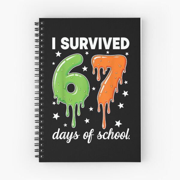 Item preview, Funny Meme Survived I Classic Teacher Days of 67 Student School 67 designed and sold by SteveSaccoro.