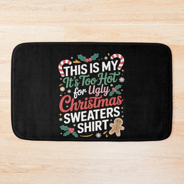 Item preview, For Sweaters Funny Christmas It's My Too Hot Is This Ugly Shirt Meme designed and sold by JasonCorvar.