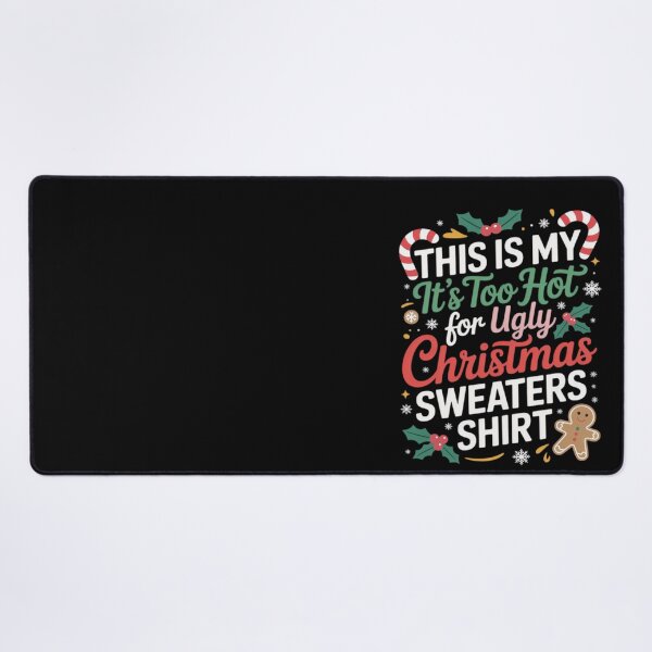 Item preview, For Sweaters Funny Christmas It's My Too Hot Is This Ugly Shirt Meme designed and sold by JasonCorvar.