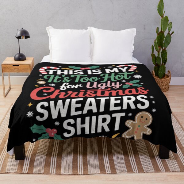 Item preview, For Sweaters Funny Christmas It's My Too Hot Is This Ugly Shirt Meme designed and sold by JasonCorvar.