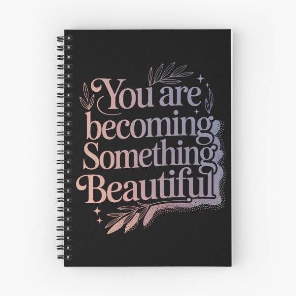 Item preview, Mental Health Motivation — You Are Becoming Something Beautiful designed and sold by miriamo25.