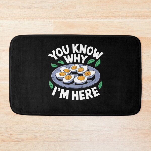 Item preview, You For Retro Here Funny Why Thanksgiving Gift Holiday Deviled Know Dinner Egg Egg Lovers Deviled I'm And Fans Humor designed and sold by PAMELANUNZIO.