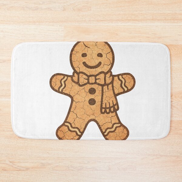 Item preview, Vintage Cracked Gingerbread Man – Distressed Christmas Cookie Illustration designed and sold by Tidal Arts.
