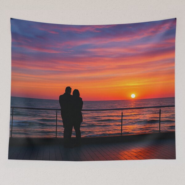 Item preview, Held Tight by a Colorful Sunset - Nati Baleno designed and sold by NatiBaleno.