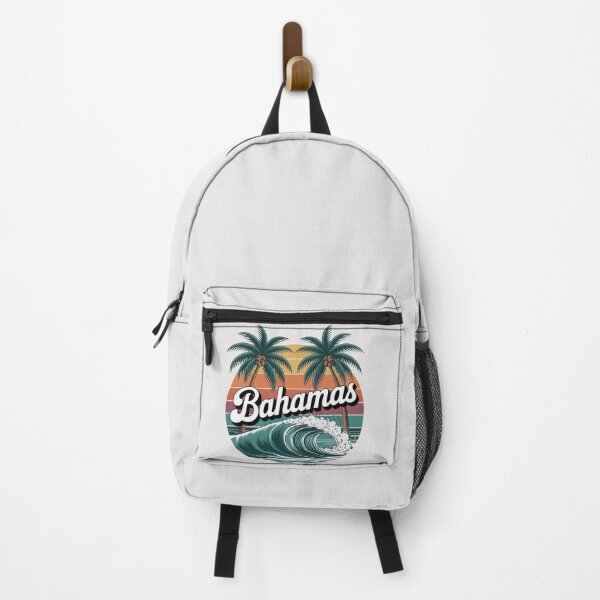 Item preview, Bahamas Beach Summer Vacation Sunset Vintage 70's Retro Nassau designed and sold by Clairenity Studio.