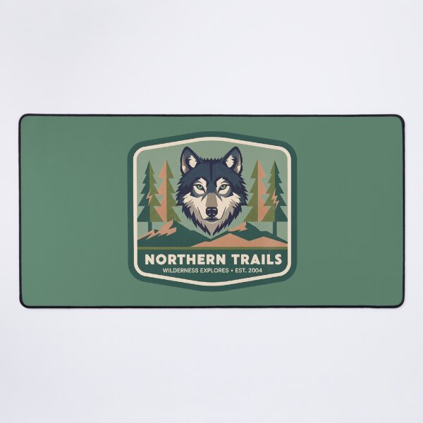 Item preview, Northern Trails Wolf Badge designed and sold by AwesomeBeyondLimits.